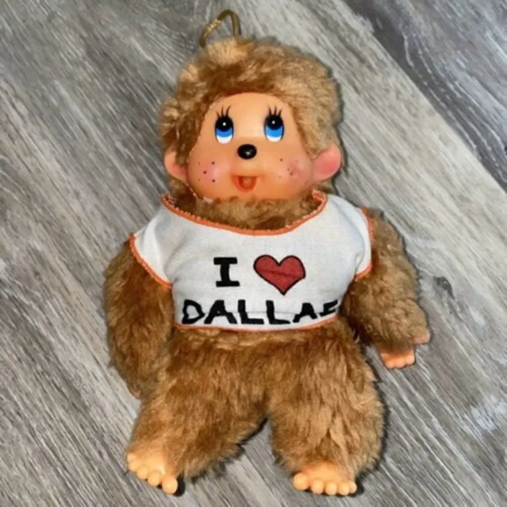 VINTAGE 80s PARADIES COLLECTION BABY THUMB SUCKING MONKEY STUFFED PLUSH Dallas
